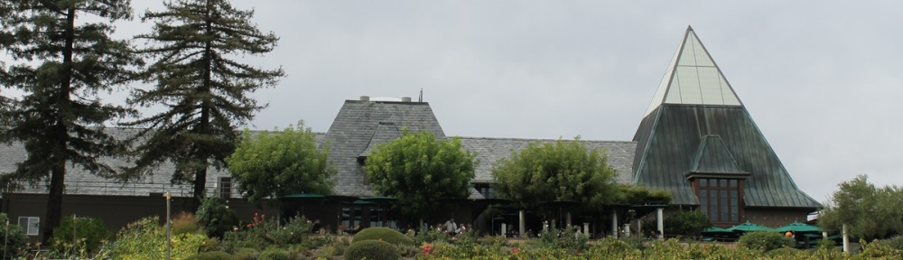 roofline of Francis Ford Coppola Winery